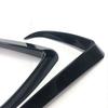 Front Fog Lamp Eyebrow Wind Knife For Tesla Model 3 Y 2016-2023 ABS Glossy Black Fog Lamp Trim Carbon Look Blade Trim Light