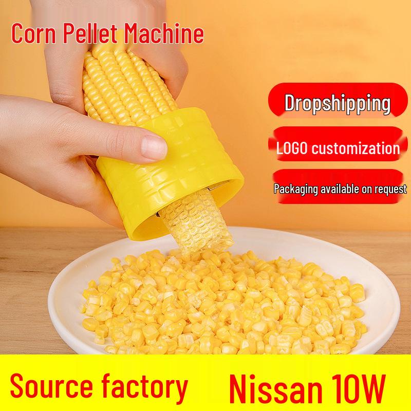 Stainless Steel Manual Corn Stripper Peeler Tool Bag Pack озеро синий