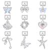 Italian Charm Bracelet Charms Dreamy Moon Butterfly Starfish Shell Pendant Diy Removable Module Link Bracelet Accessories Gifts