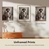 ETVISO Dachshund Bathroom Decor Set of 4, Funny Cute Bathroom Dachshund Dog Wall Art for Home (8x10 Unframed)
