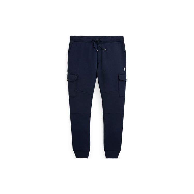 Polo Ralph Lauren SS22 Double-Sided Solid Color Jogger Knit Pants Men Bottoms Navy-Blue MNPOPNT14A20055-410