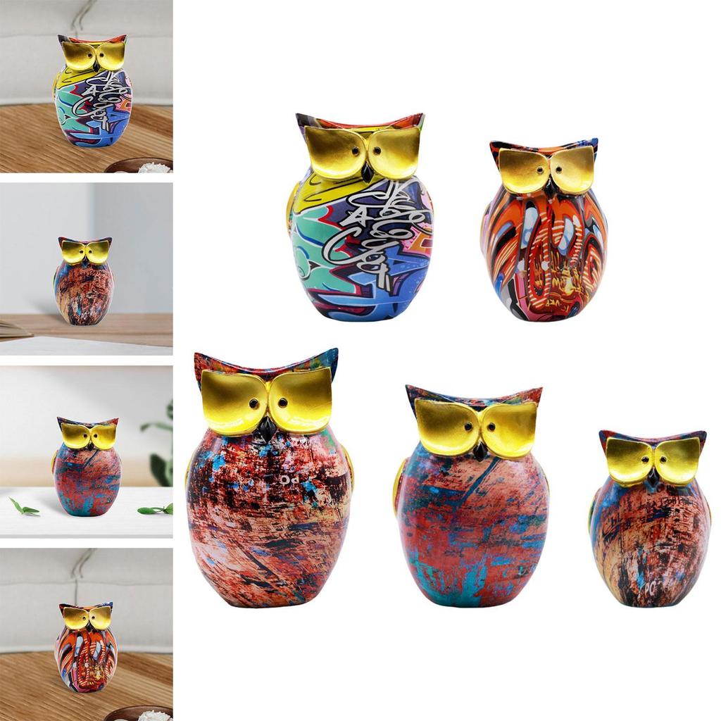 Elegant Owl Sculpture for Home Decoration Gift Bird Admirers