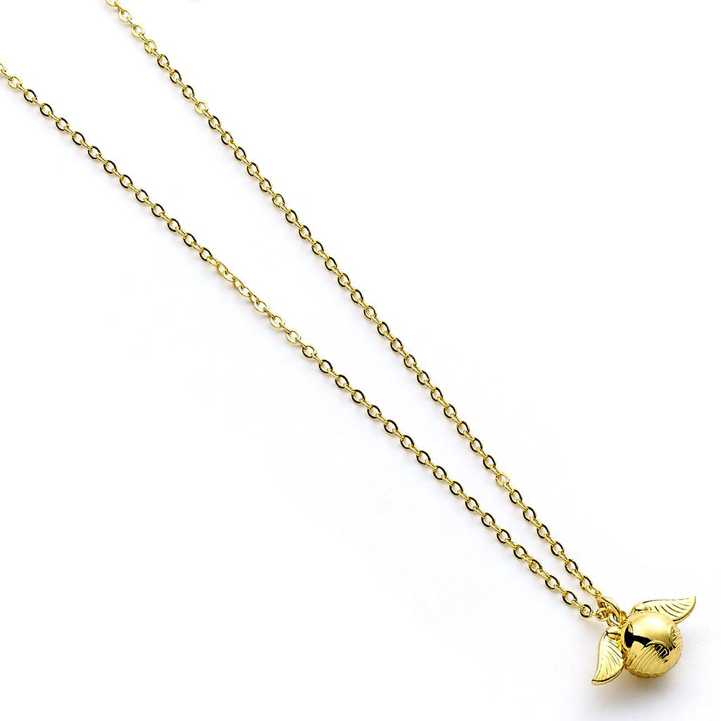 Harry Potter Golden Snitch Gold Tone Necklace