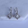 Stylish Square Zircon Earrings for Women - European and American Design
