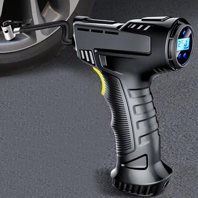 Smart Car Air Pump Compressor Car Electric Vehicle Tire 120W Rechargeable Portable Handheld Tire Inflation Equipment Digital Display Pump