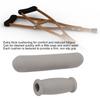 4pcs Extra Thick Cushioned Anti Slip TPU Crutches Replacement Pad for Armpits Hand Grips for Standard Aluminum Crutches