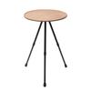 ZISIZ Outdoor Camping Round Table with Lamp Pole