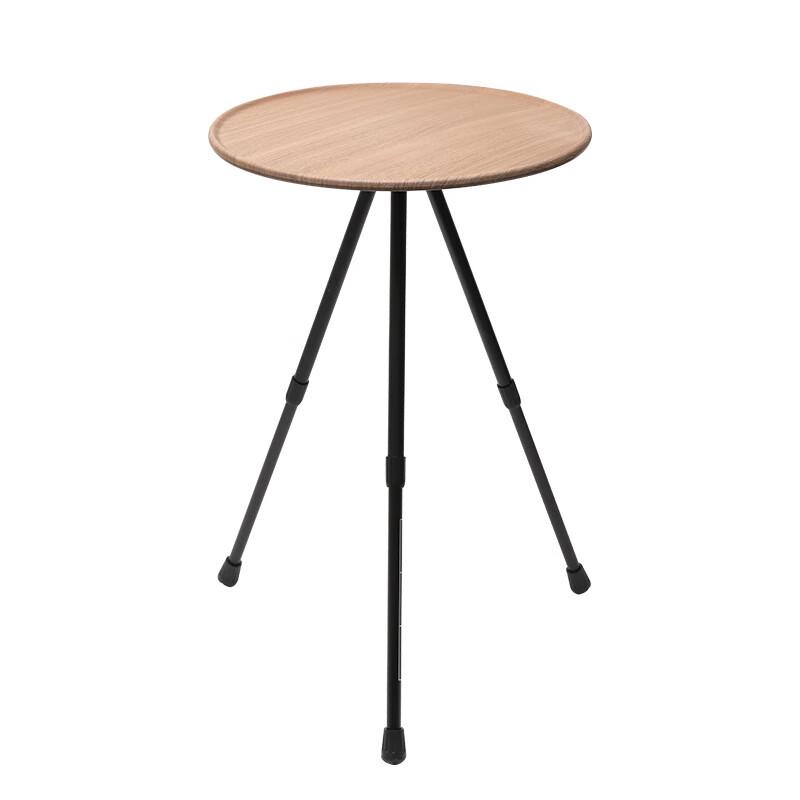 ZISIZ Outdoor Camping Round Table with Lamp Pole