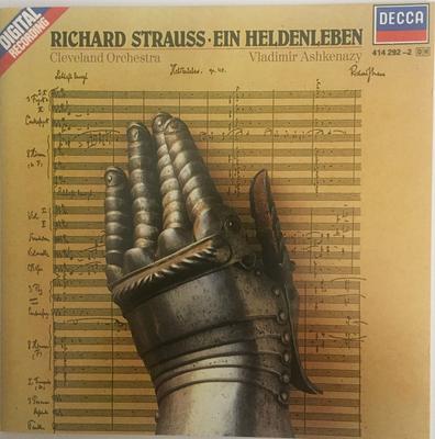 CD RICHARD STRAUSS, VLADIMIR ASHKENAZY - Richard Strauss: Ein Heldenleben, O F35L50292 Decca 1985 Germany Classical Used