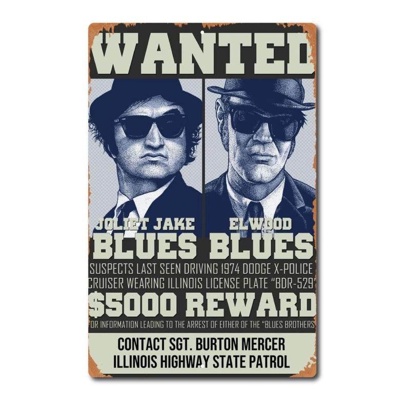 Retro Metal Paintings, Furniture, Living Room Decoration 20x30cm