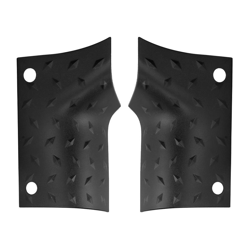 2pcs Black Engine Hood Angle Wrap Cover Auto Accessories Fit for Jeep Wrangler JL 2018 ‑ 2020
