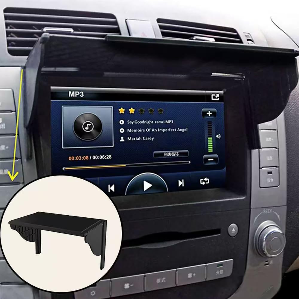 Car Navigation Sun Shade Visor Car Monitor GPS Navigator Sunshade | Universal Auto GPS