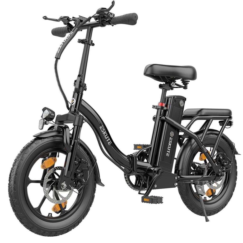 ESKUTE D100 Faltbares Elektrofahrrad 16 Zoll mit Abnehmbarem 36V 13Ah Akku