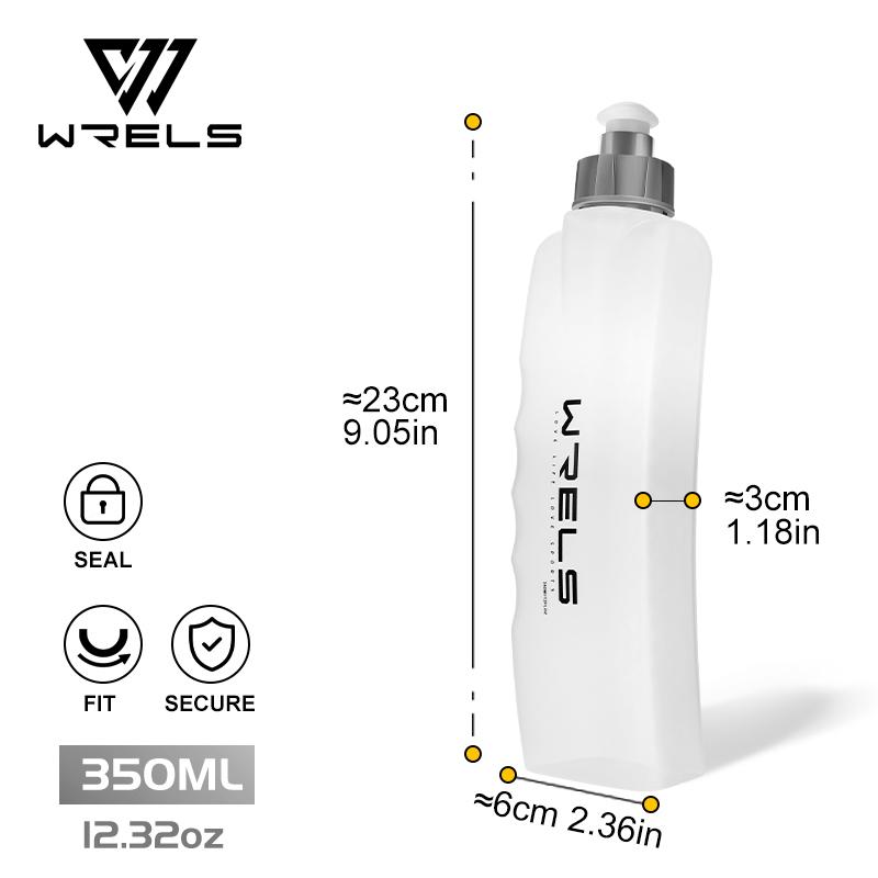 

WRELS Sport Water Bottle Material Sports Fitness Running Riding Camping Hiking Portable Kettle Lightweight Water Bottle белый