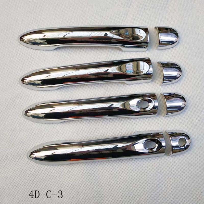 Abs Chrome Door Handle Cover for Renault Megane 3 Iii 2009 2010 2011 2012 2013 2014 2015 2016 Car Accessories Plastic