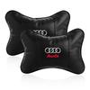 1/2Pcs Leather Car Interior Seat Headrest Neck Pillow Car Accessories For Audi C7 C6 C5 B5 B6 B7 B8 B9 D3 Q3 Q5 Q7 TT A1 A3 A4 A5