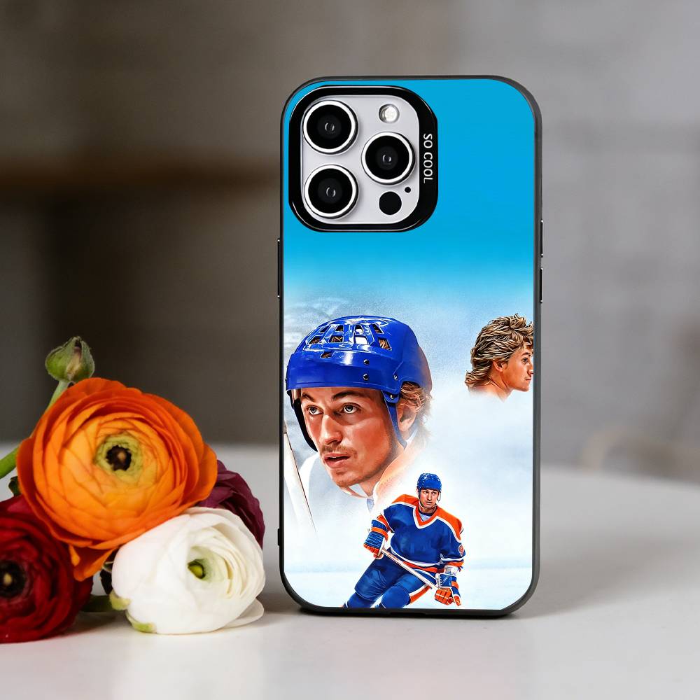 W-Wayne G-Gretzky Phone Case For iPhone 17,16,15,14,13,12,11 Plus,Pro Max,XS,Colorful Silver Phone case Funda Cover