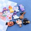 10 Pcs New Cute Halloween Pumpkin Flat Back Resin Cabochons Scrapbooking Diy Jewelry Hairpin Craft Decoration Accessorie A113