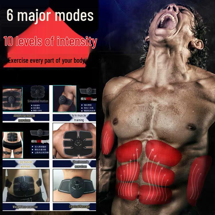 EMS Smart Abdominal Muscle Trainer: Unisex Home Fitness Equipment for Lazy People - Slimming and Toning Stomach.