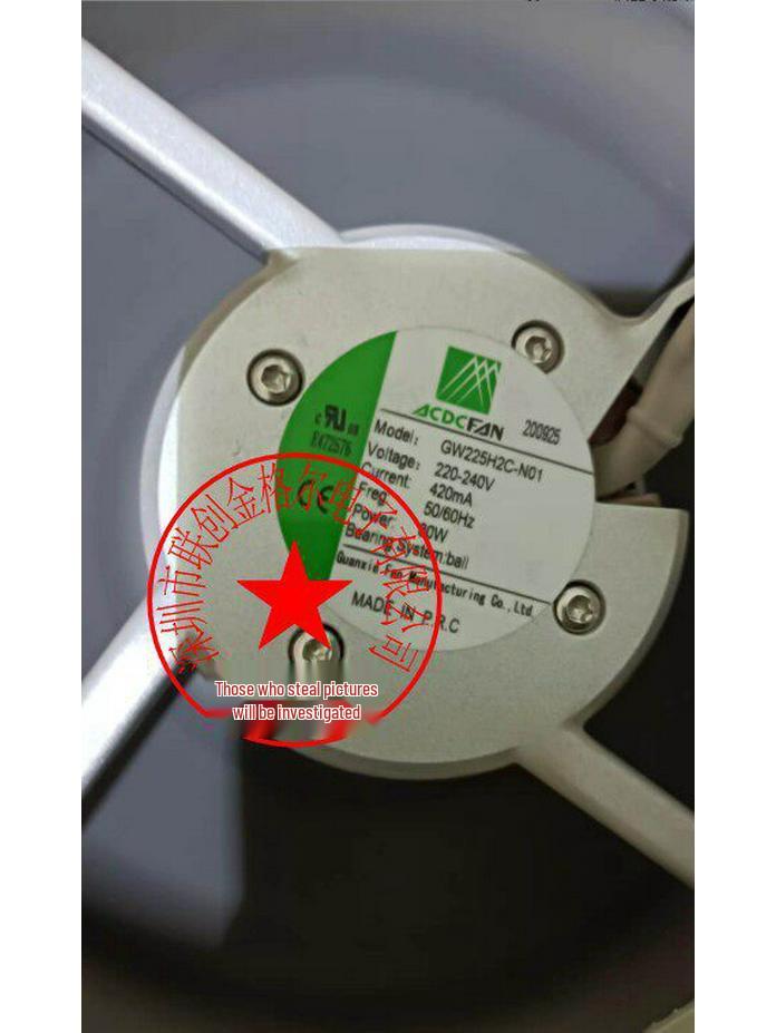 GW225H2C-N01 80 Вт Высокотемпературный AC/DC вентилятор 220-240 В 420 мА Оригинальный
