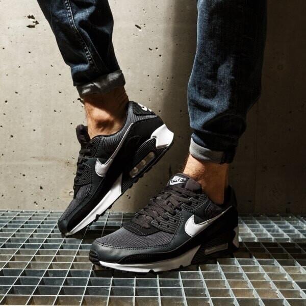 Nike Air Max 90 Sneakers (CN8490-002) Iron-gray/dark Smoky Gray/black/white