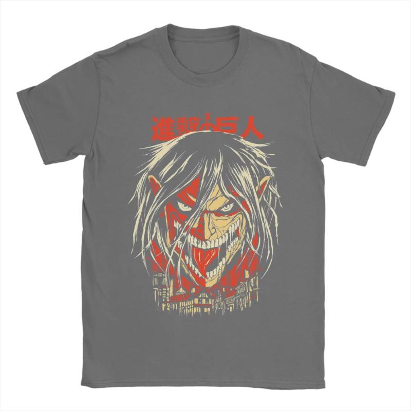 A loose, casual short-sleeved T-shirt with giant print for the summer and autumn of 2025 a trendy top for both men and women