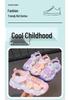 Mädchen Prinzessin Sandalen 2026 Sommer Geschlossene Zehenpartie - Koreanischer Stil Lässige Strandschuhe