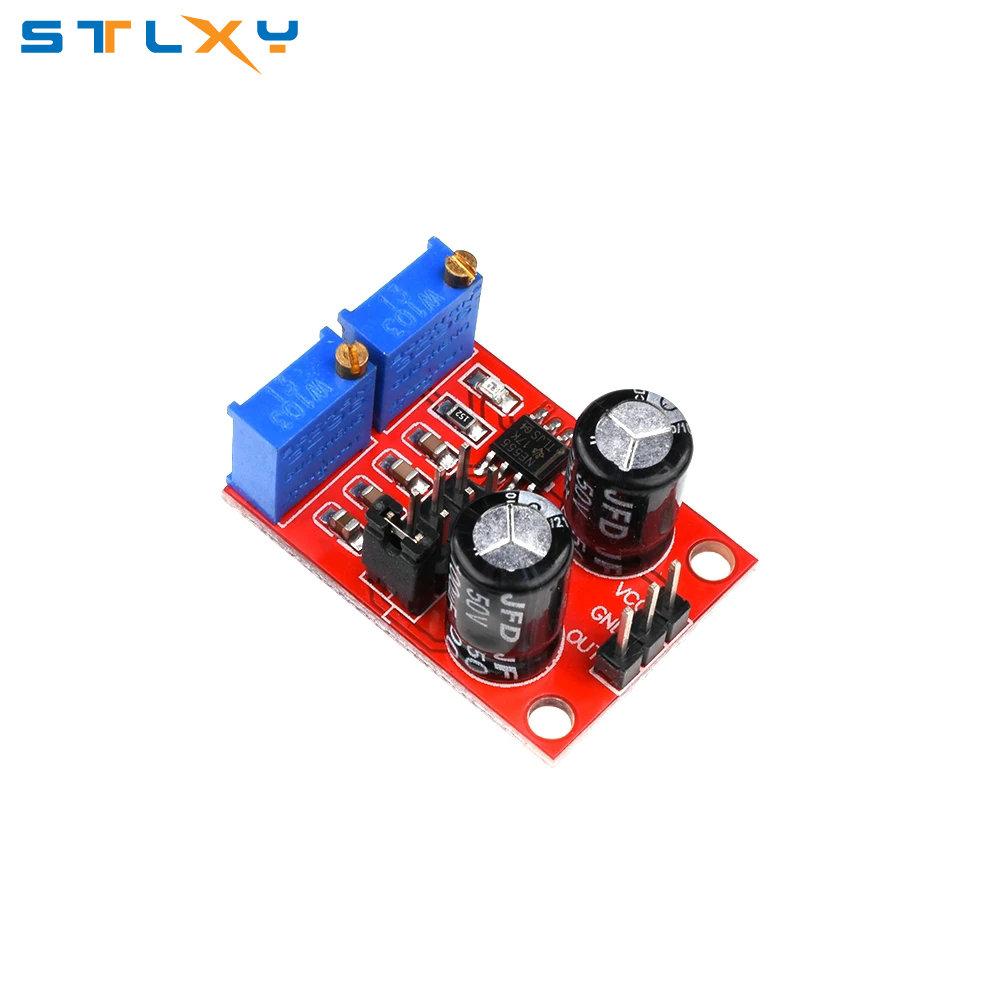 NE555 Pulse Frequency Duty Cycle Adjustable Module Square Wave 5V-12V Signal Generator