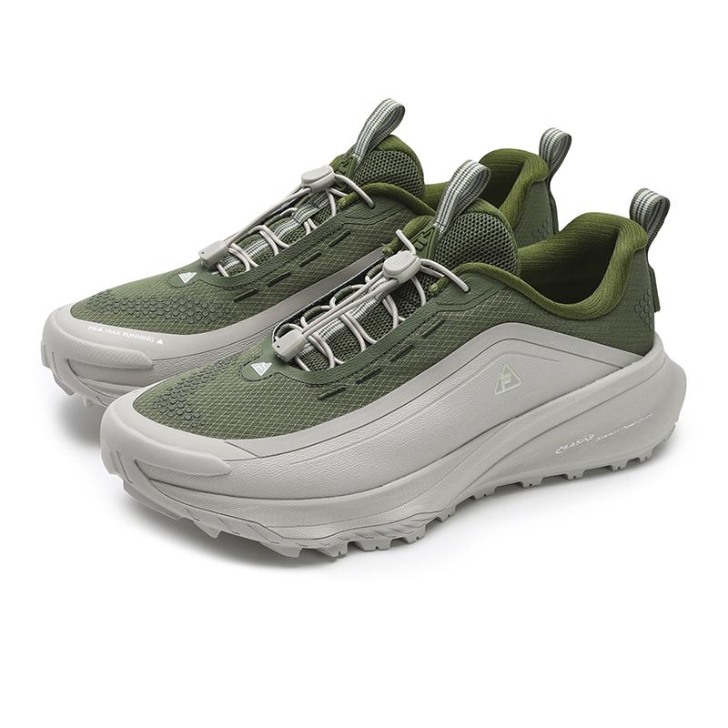 Fila SPD LYNX 3 Fashion Trend Shock Absorption Low Top Outdoor Functional Shoes Men Shoes White Green A12M511201FPI