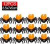 122Pcs Led Spider Candle Light Lamp Flickering Flameless Battery Lights Flashing Electric Candles Halloween Party Decoration