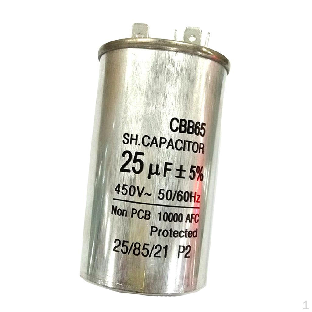 

25 мкФ 450 Пуск двигателя CBB65