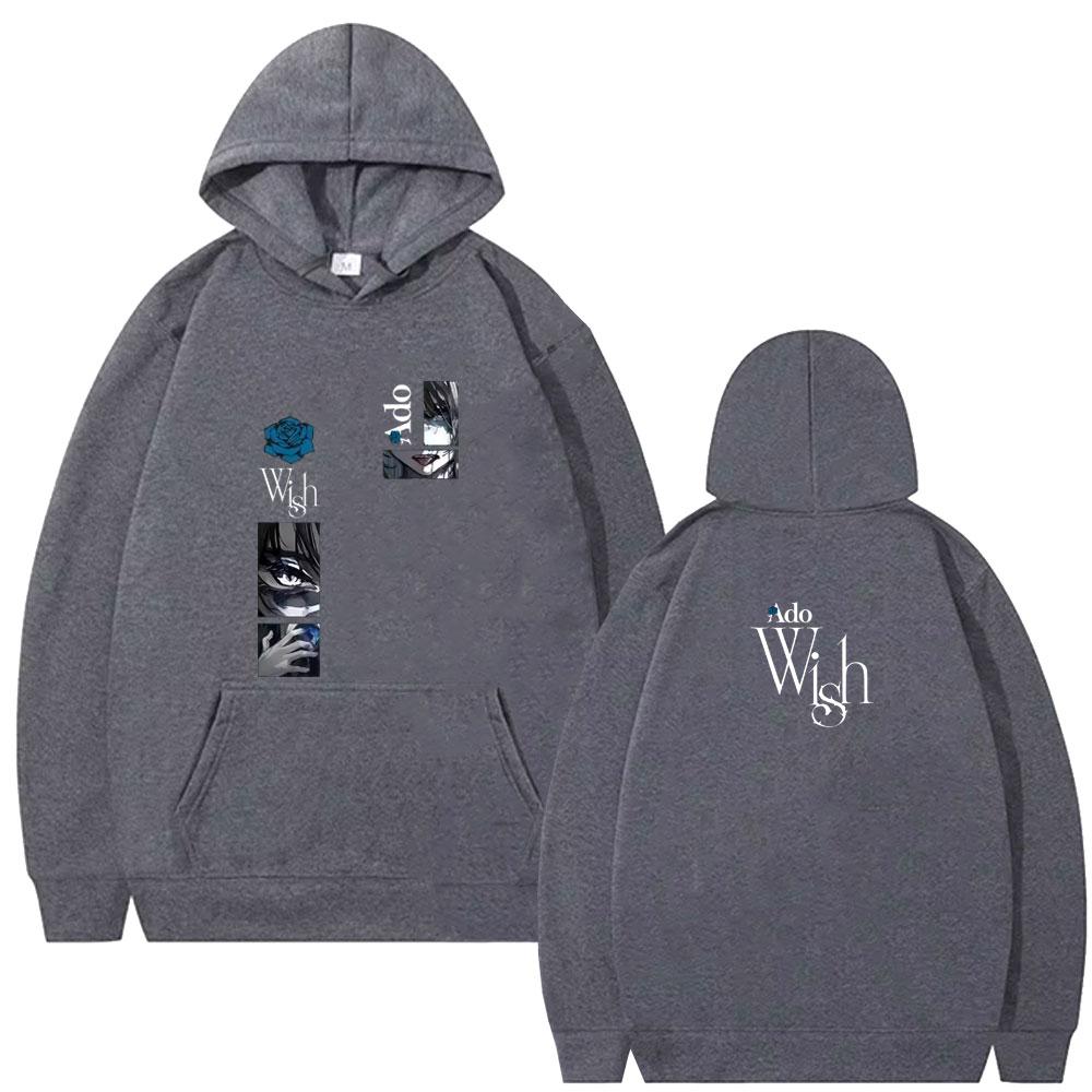 Singer Ado Kyougen Graphic Hoodie World Tour Hibana Merch Hooded Sweatshirt Men's Women's Fashion Japanese Style