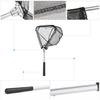 Foldable Landing Net Aluminum Alloy Frame Fishing Landing Net Replacement Triangular Fishing Net  for Easy Catches