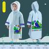 Children's Raincoat for Boys and Girls, Kindergarten School Rainwear, Transparent Cute Poncho-Style Raincoat for Toddlers and Students