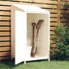 Garden Shed 55x52x112 Cm Solid Fir Wood