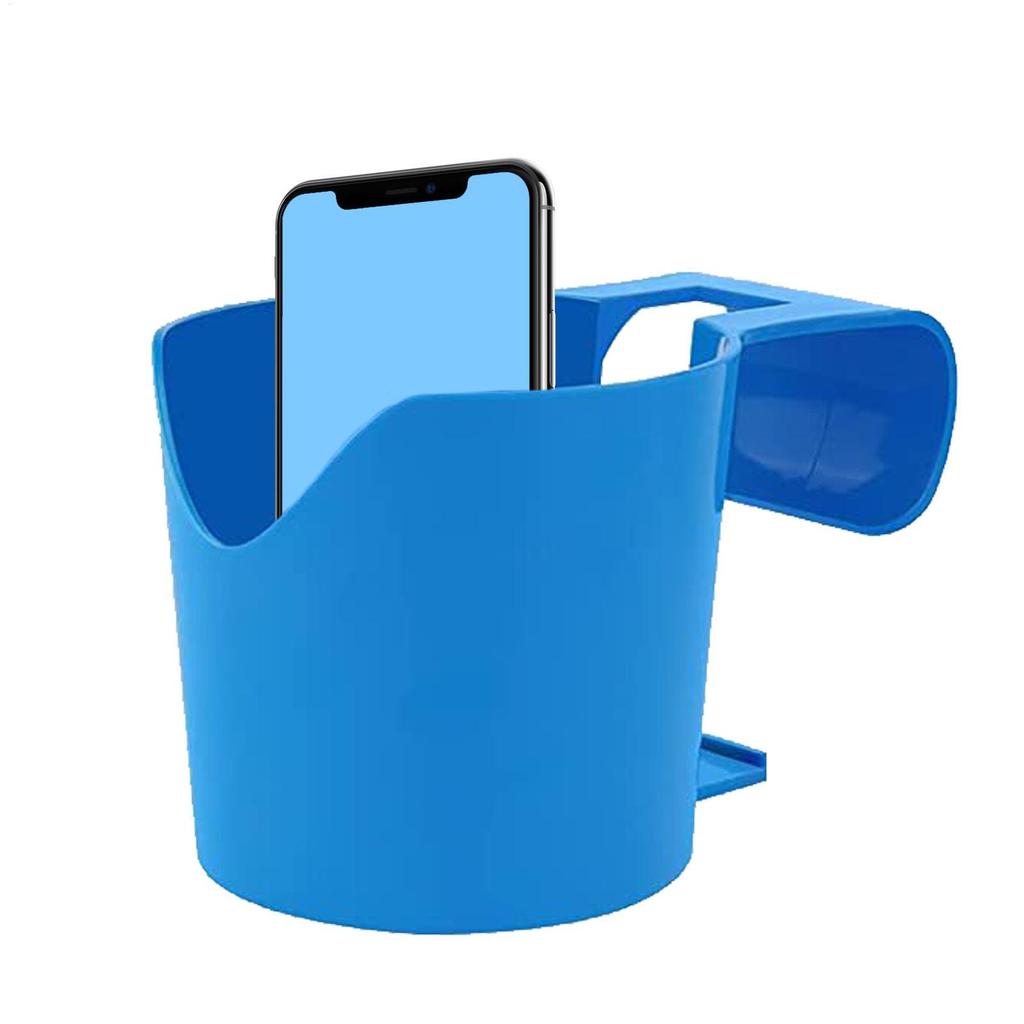 1pc Swimming Pool Cup Holder Blue Storage Rack Swimming Pool Beverage Beer Cup Holder Hand Soap Hanger