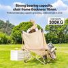 Verstellbarer Klappstuhl Oxford-Stoff Outdoor Indoor Doppelt nutzbar Freizeitsessel Geeignet für Mehrere Szenarien