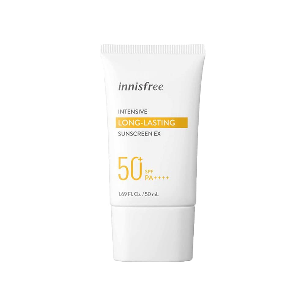 

Innisfree Intensive Sunscreen EX Adds a healthy enhances covers brightens skin and is Long-Lasting SPF50+ / PA++++ (60mL) [Makeup Base/Sunscreen]