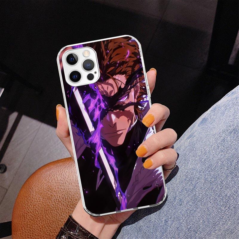Aizen Sousuke Bleach Phnoe Case for Iphone 17 Air 16 16E 11 12 13 Mini 14 Plus 15 Pro Max 7 8 + SE 2020 Phone Cover Coque 16 15