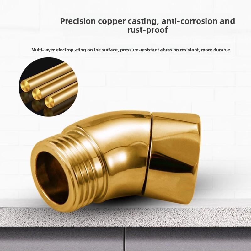 Shower Top, Showerhead Corner Copper Elbow, Union, Rotary Replacement, Hand-held Showerhead 4-inch Elbow Joint
