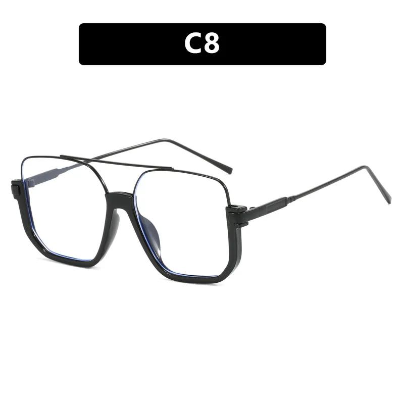 Retro Double Bridges Men Metal Frame Sunglasses Fashion Women Outdoor Brand Design Shades Sun Glasses UV400