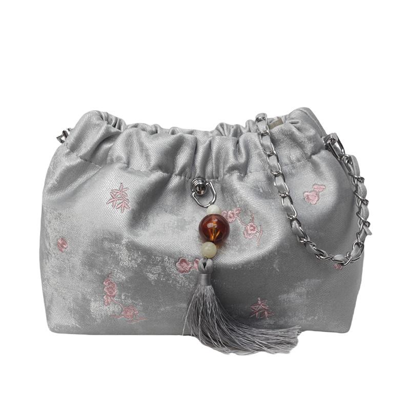 Новая модная плиссированная сумка через плечо из модной ткани — фото 7