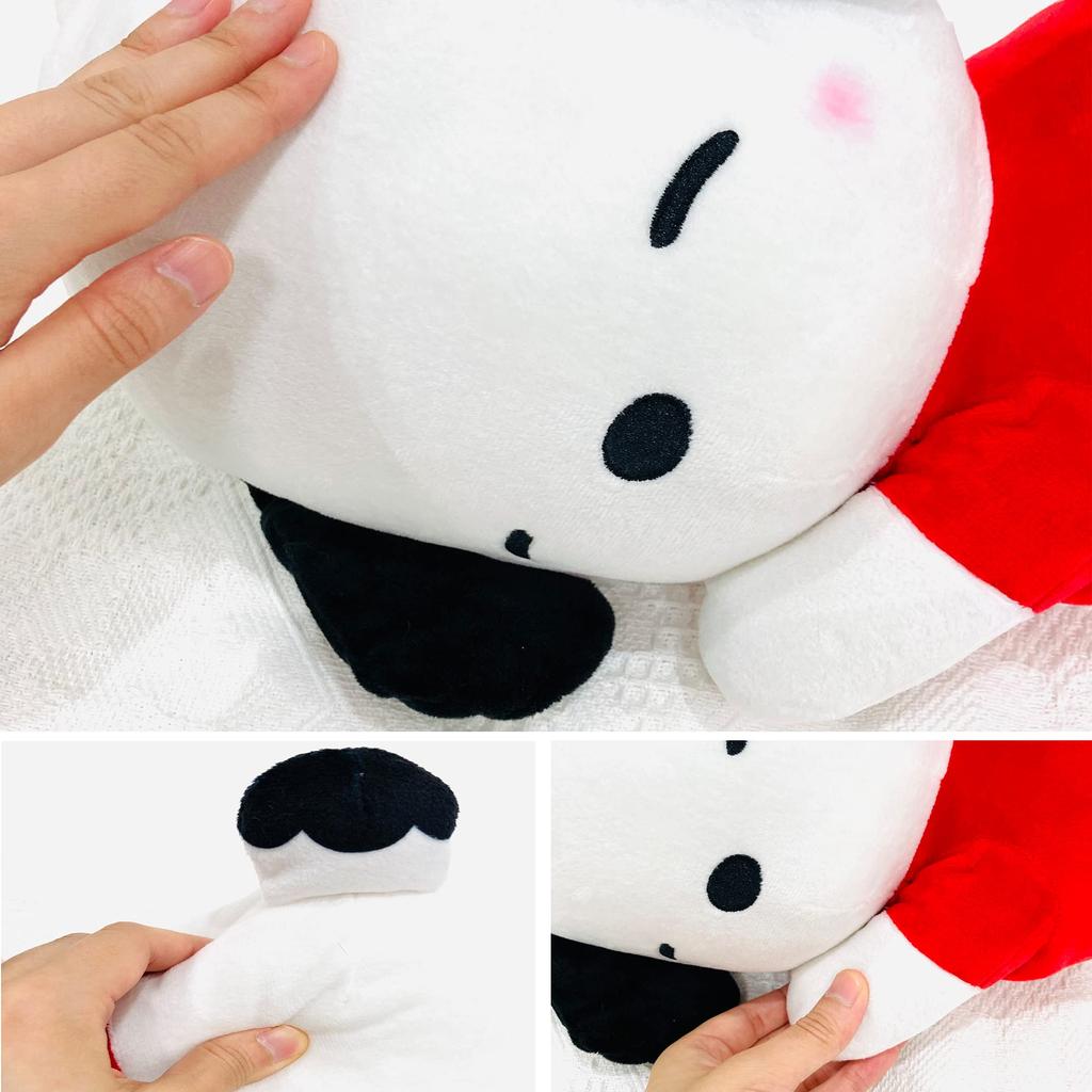 MORIPiLO Morishita Körperkissen für Kinder und Erwachsene Pochacco Rote Tasche 45cm Flauschiges Material Gefülltes Kissen Charakter Ware Sanrio 4620760 (Geschenk