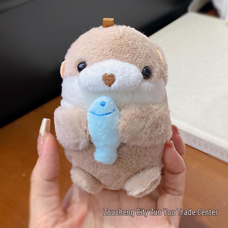 Adorable Otter Plush Doll Pendant – Cute Creative Gift