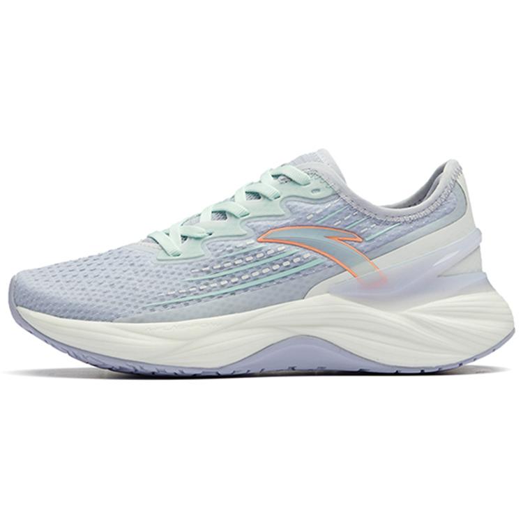 

New Anta Tron 2.0 Breathable Low Top Running Shoes Women s White Blue Purple Summer 122225586S-1 35.5