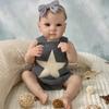 48cm Lifelike Full Silicone Body Reborn Dolls Bettie Cute Real Looking Simulation Doll with Painting Skin Rebirth Dolls for Kids Birthday Xmas Gifts