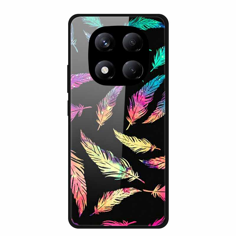 Tempered Glass Phone Case for Redmi Note 14 Pro 4G Cover Lion Wolf Hard Shell for Xiomi Redmi Note14Pro 4G Note 14Pro Cover Cool
