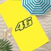 Sport Moto GP Towel Polyester Beach Towel Quick Dry Sand Free Bath Towel for Summer Pool Travel Vacation