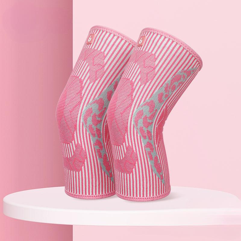 Sports knee pads for women running dance basketball meniscus protection professional fitness knitted knee sleeve gear