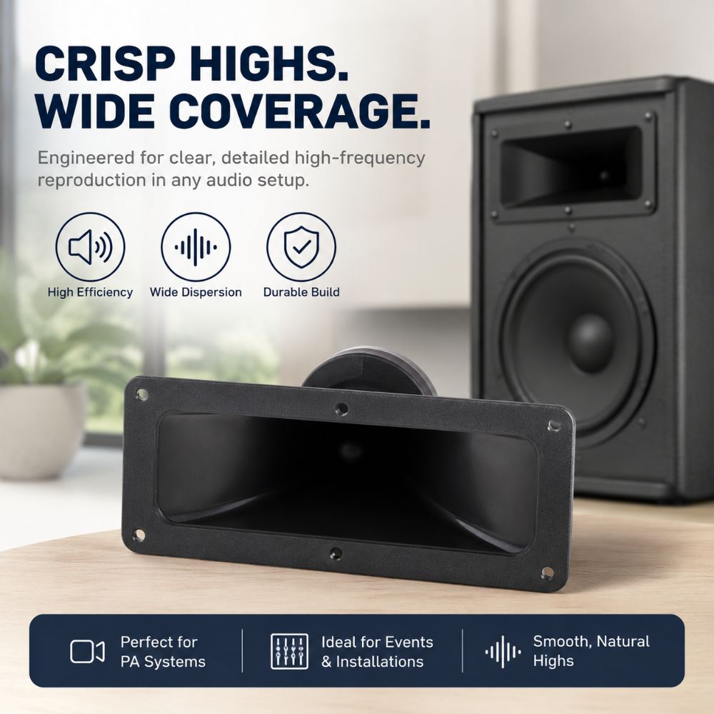 150W Piezoelectric Tweeter Dual Drive Audio Speaker New Treble Speaker